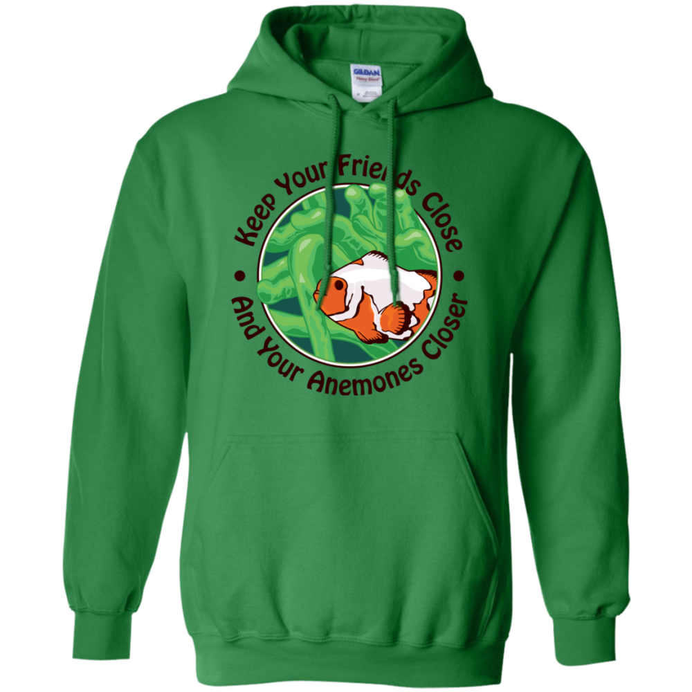 Keep Your Friends Close Hoodie - color: Irish Green